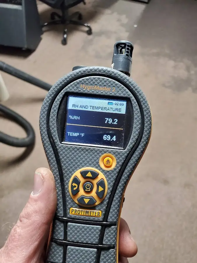 Moisture meter humidity assessment for Fire & Smoke Damage Restoration in Somerset